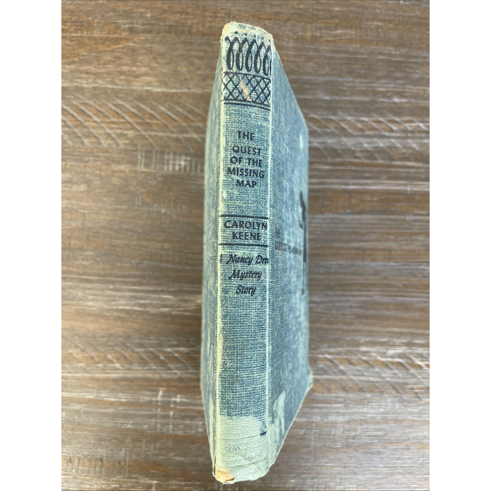 The Quest of the Missing Map Carolyn Keene NANCY DREW ©️1942 Vtg Hardcover - Picture 3 of 11